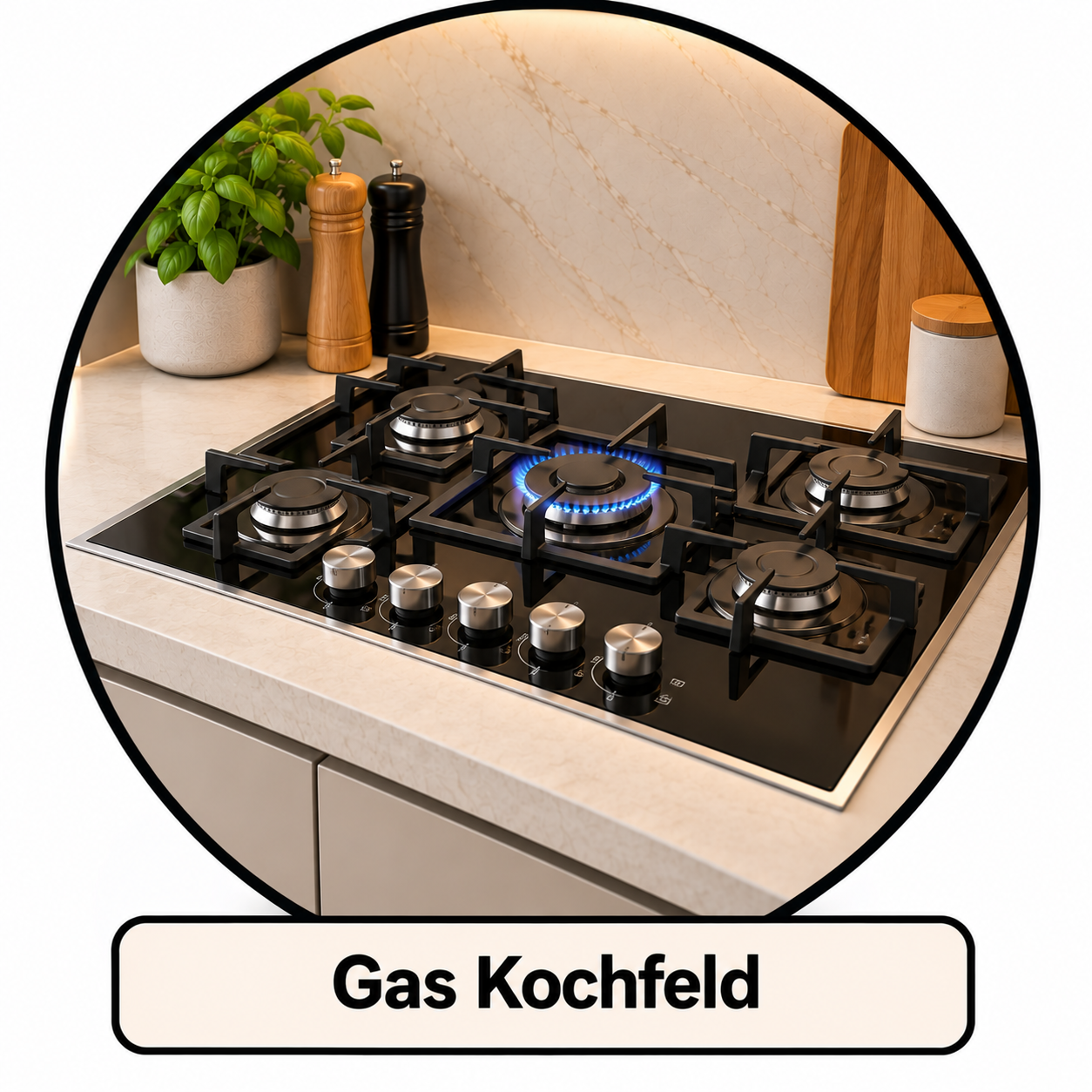 Gaskochfeld