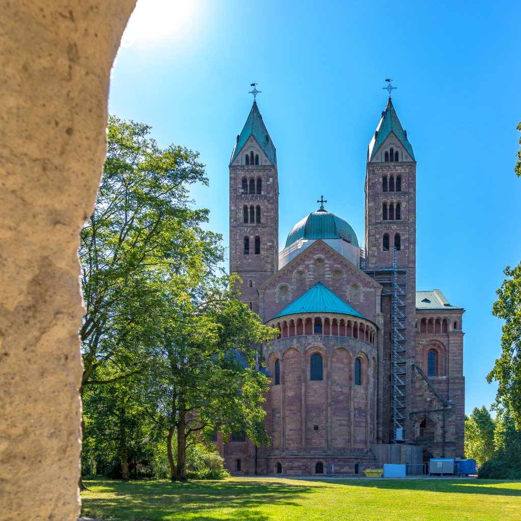 Stadtansicht von Speyer mit dem Dom