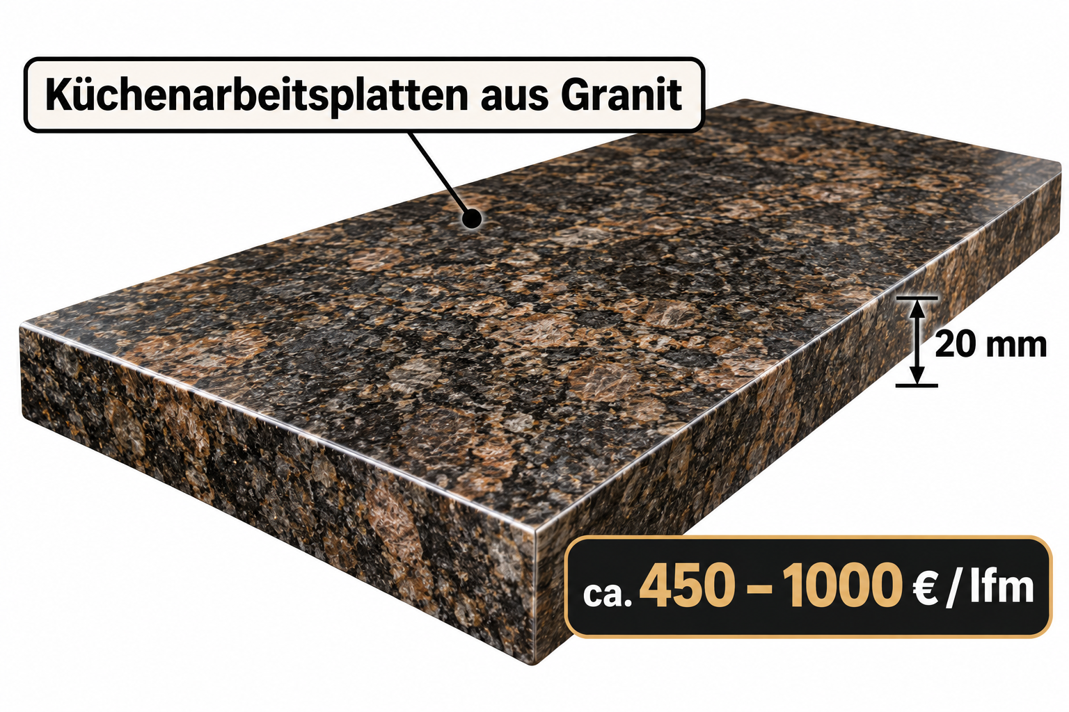Granit Arbeitsplatte