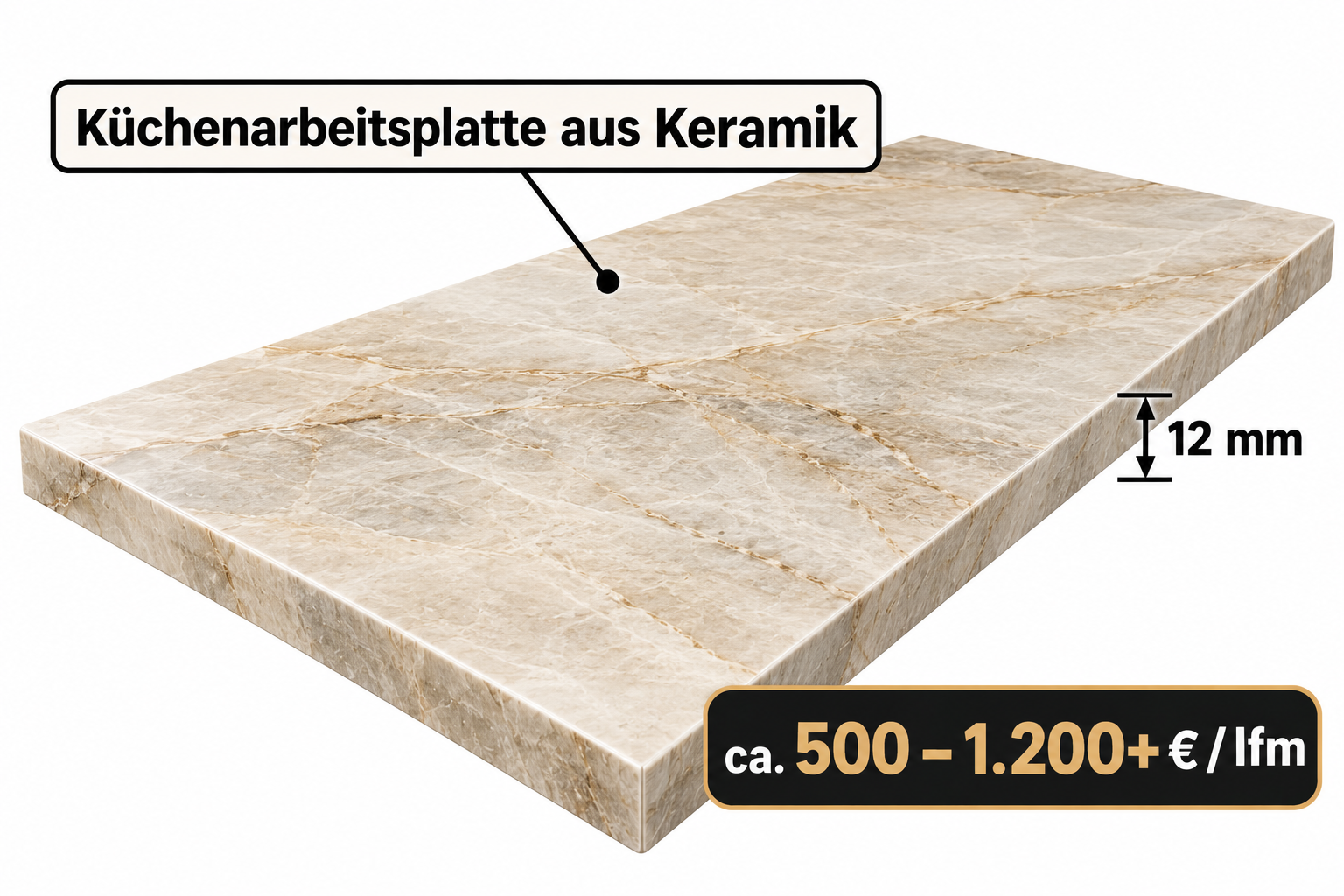 Keramik Arbeitsplatte