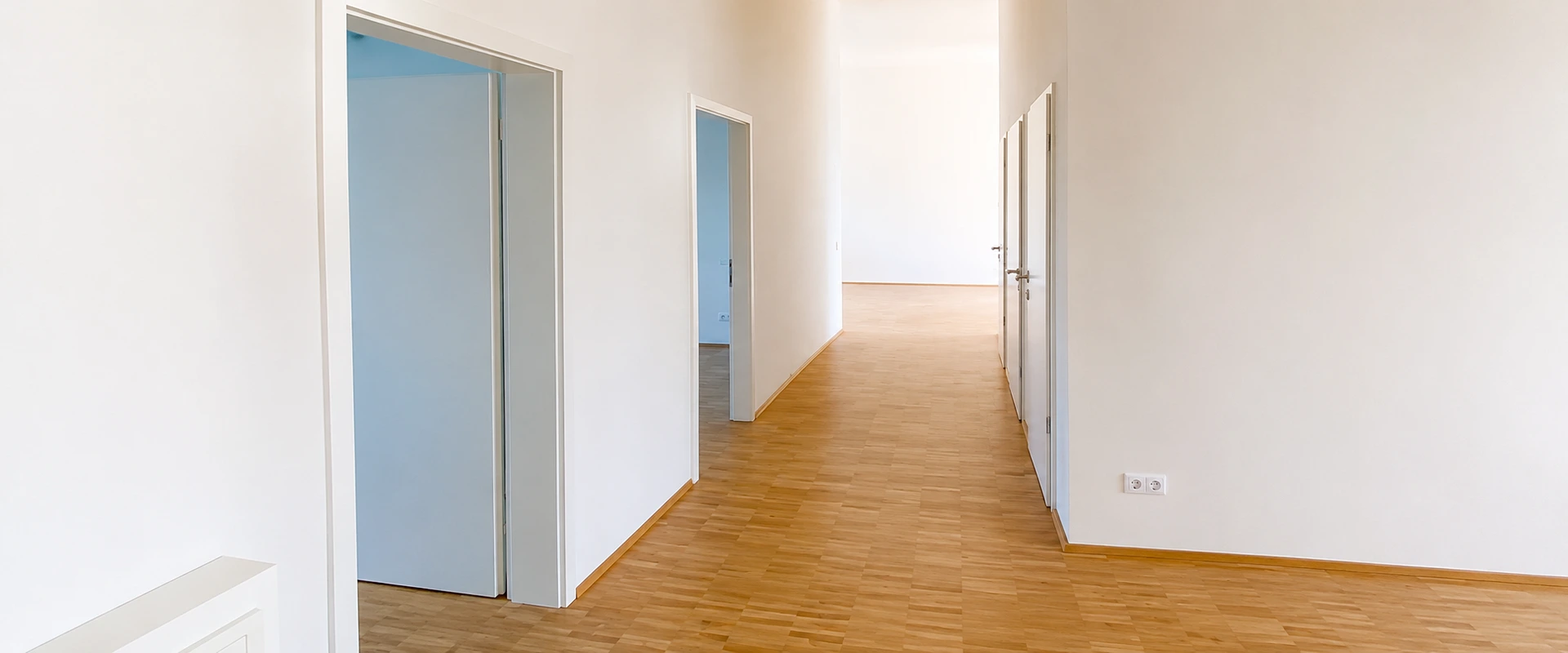 Innenraum einer Neubauwohnung in Speyer